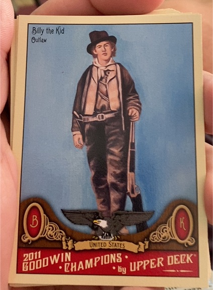 2011 Upper Deck Goodwin Champions #108 Billy The Kid — front