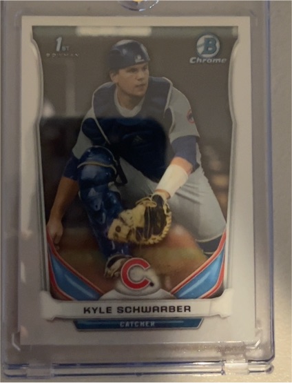 2014 Bowman Chrome Draft #CDP2 Kyle Schwarber — front