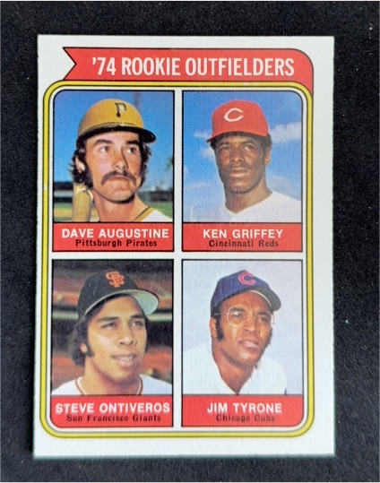 1974 Topps #598 Ken Griffey Sr. Rookie Outfielders — front