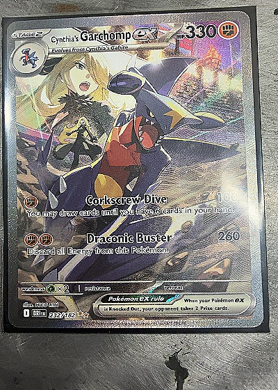 2025 Pokémon TCG #232 Cynthia's Garchomp EX — front