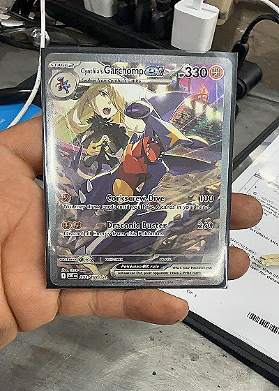 2025 Pokémon TCG Destined Rivals #232 Cynthia's Garchomp EX — front