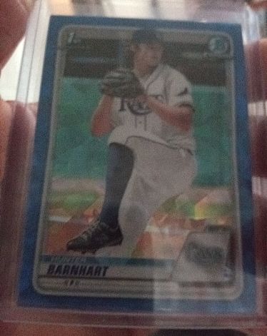 2020 Bowman Draft #BD-66 Hunter Barnhart — front
