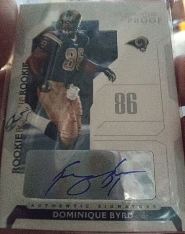 2006 Playoff NFL Playoffs #86 Dominique Byrd — front