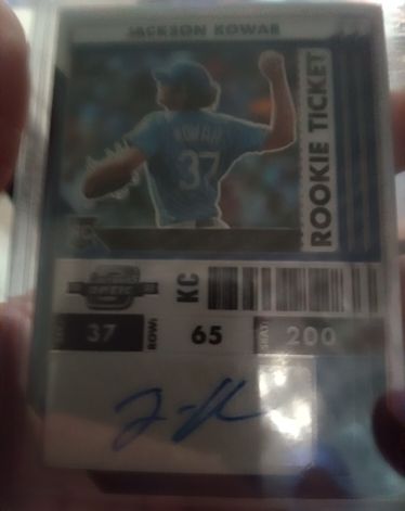 2022 Panini Chronicles Contenders Optic Rookie Ticket #65 Jackson Kowar — front