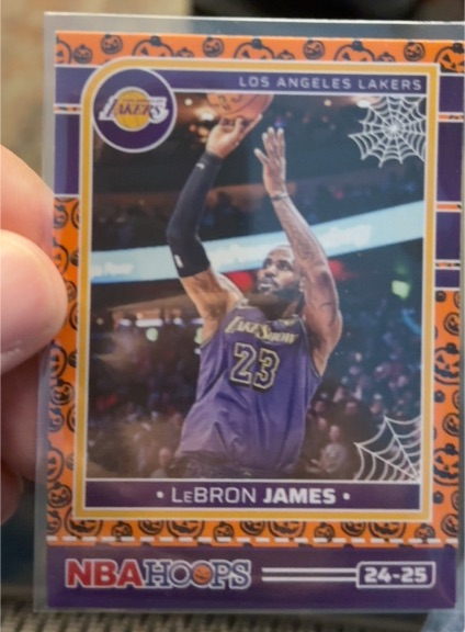 2024-25 Panini NBA Haunted Hoops #193 LeBron James — front