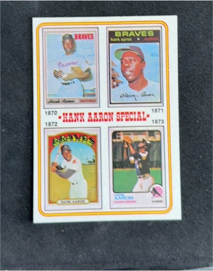 1974 Topps #6 Hank Aaron Special — front