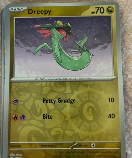 2025 Pokémon Scarlet & Violet Prismatic Evolutions #71 Dreepy — front
