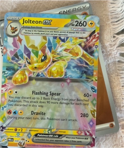 2025 Pokémon Prismatic Evolutions #030 Jolteon ex — front
