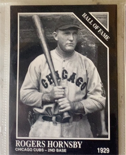 1991 Conlon Collection #1 Rogers Hornsby — front