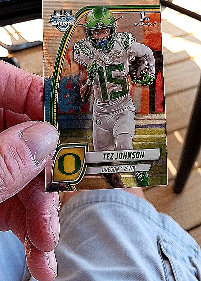 2024 Bowman Chrome University #171 Tez Johnson — front
