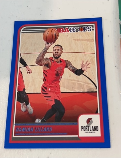 2023-24 Panini NBA Hoops #21 Damian Lillard — front