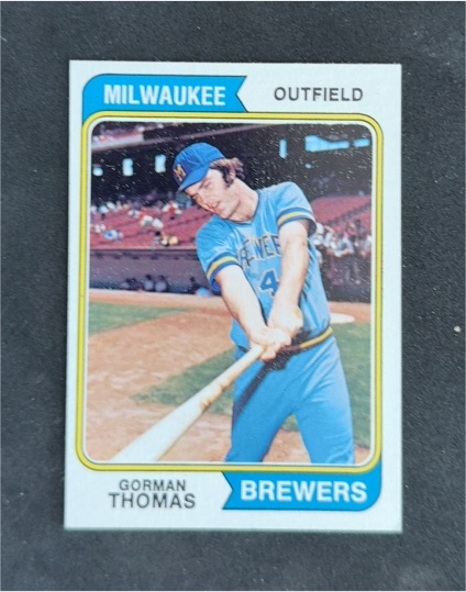 1974 Topps #288 Gorman Thomas — front