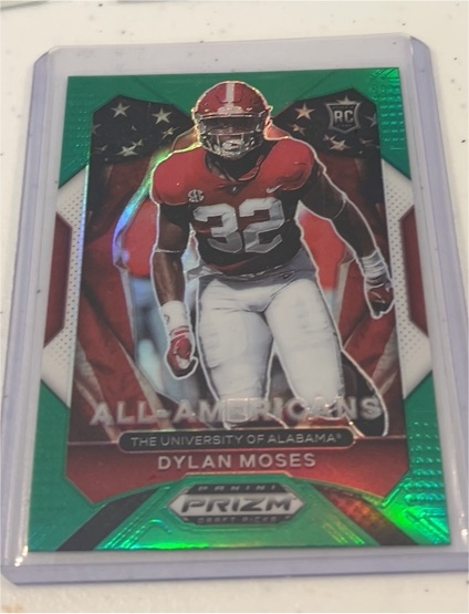 2021 Panini Prizm Draft Picks #190 Dylan Moses — front