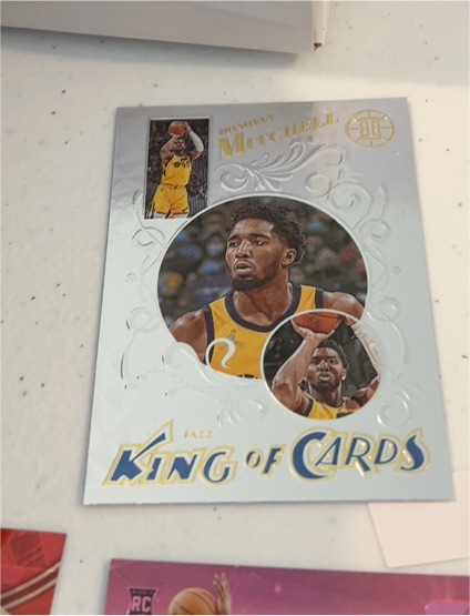 2021-22 Panini Illusions #14 Donovan Mitchell King of Cards — front