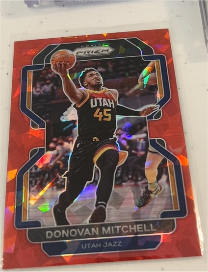 2021-22 Panini Prizm #72 Donovan Mitchell — front