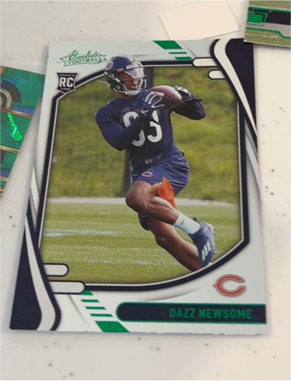 2021 Panini Absolute #184 Dazz Newsome — front