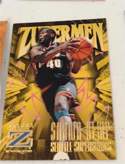 1996-97 Skybox Z-Force #180 Shawn Kemp — front