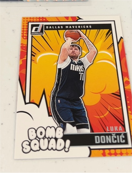 2024-25 Donruss Bomb Squad #16 Luka Dončić — front