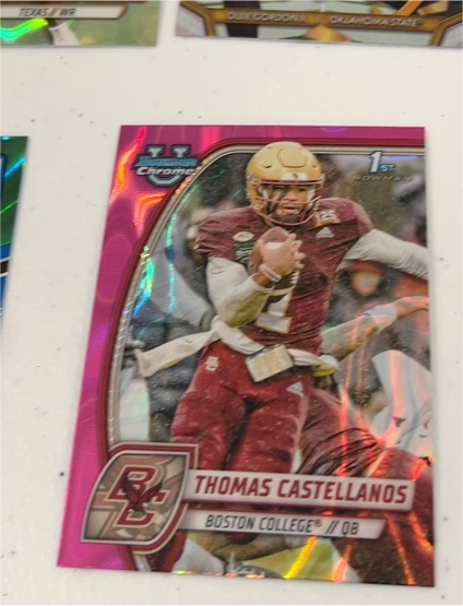 2024 Bowman University Chrome #172 Thomas Castellanos — front