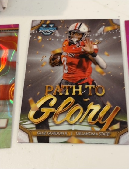 2024 Bowman University Chrome #PG-15 Ollie Gordon II — front
