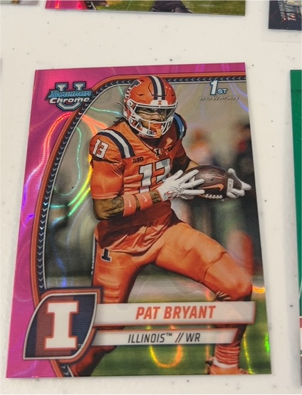 2024 Bowman University Chrome #142 Pat Bryant — front
