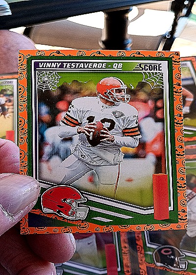 2025 Panini Score A Treat #146 Vinny Testaverde — front