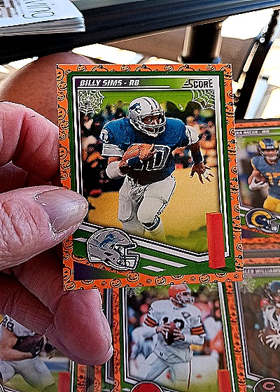 1990 Score #RB Billy Sims — front
