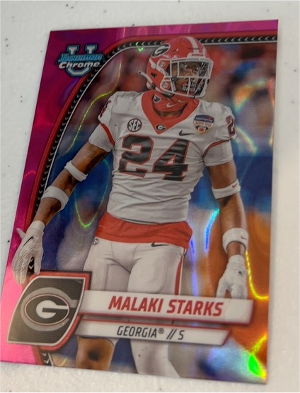2024 Bowman Chrome University #125 Malaki Starks — front