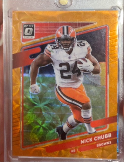 2021 Donruss Optic #141 Nick Chubb — front