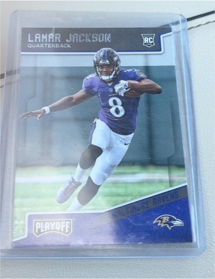 2018 Panini Playoff #212 Lamar Jackson — front