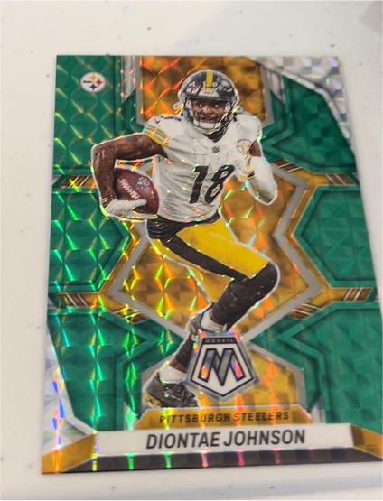 2022 Panini Mosaic Football #165 Diontae Johnson — front
