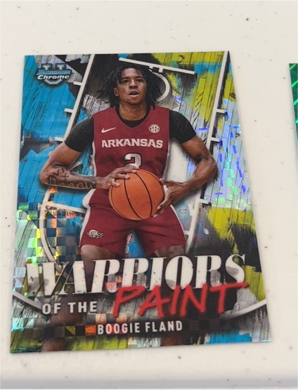 2024-25 Bowman University Chrome #WP-14 Boogie Fland Warriors of the Paint — front