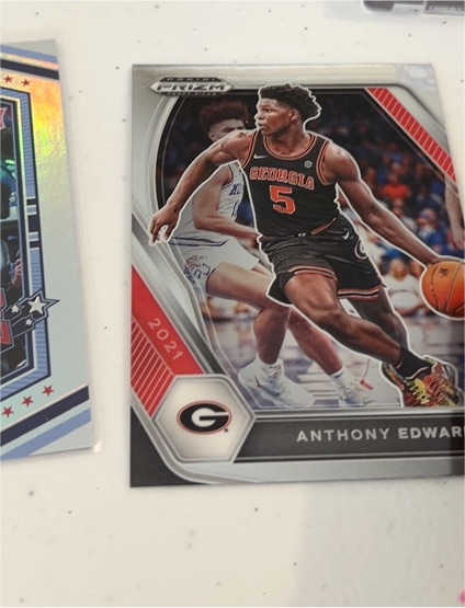 2021 Panini Prizm Draft Picks #65 Anthony Edwards — front