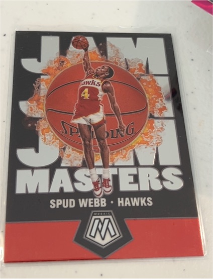 2019-20 Panini Mosaic Jam Masters #1 Spud Webb — front