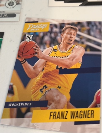 2021 Panini Chronicles Prestige Draft Picks #377 Franz Wagner — front