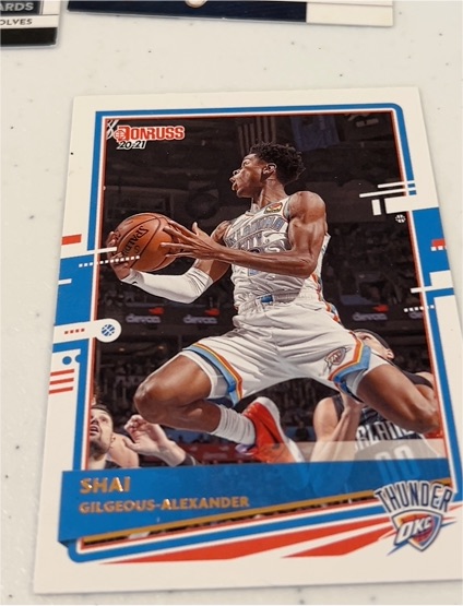 2020-21 Donruss #195 Shai Gilgeous-Alexander — front