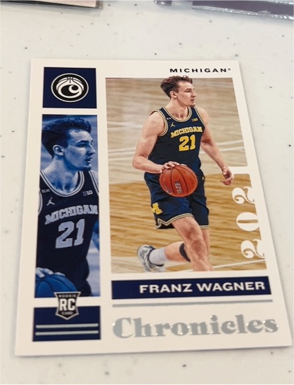 2021 Panini Chronicles Draft Picks #9 Franz Wagner — front