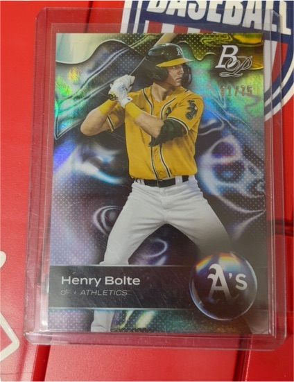 2023 Bowman Platinum Top Prospects #TOP-30 Henry Bolte — front