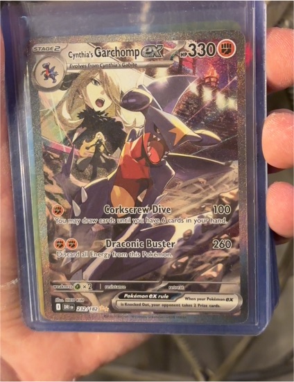 2025 Pokemon Cynthia's Garchomp ex #232/182 — front
