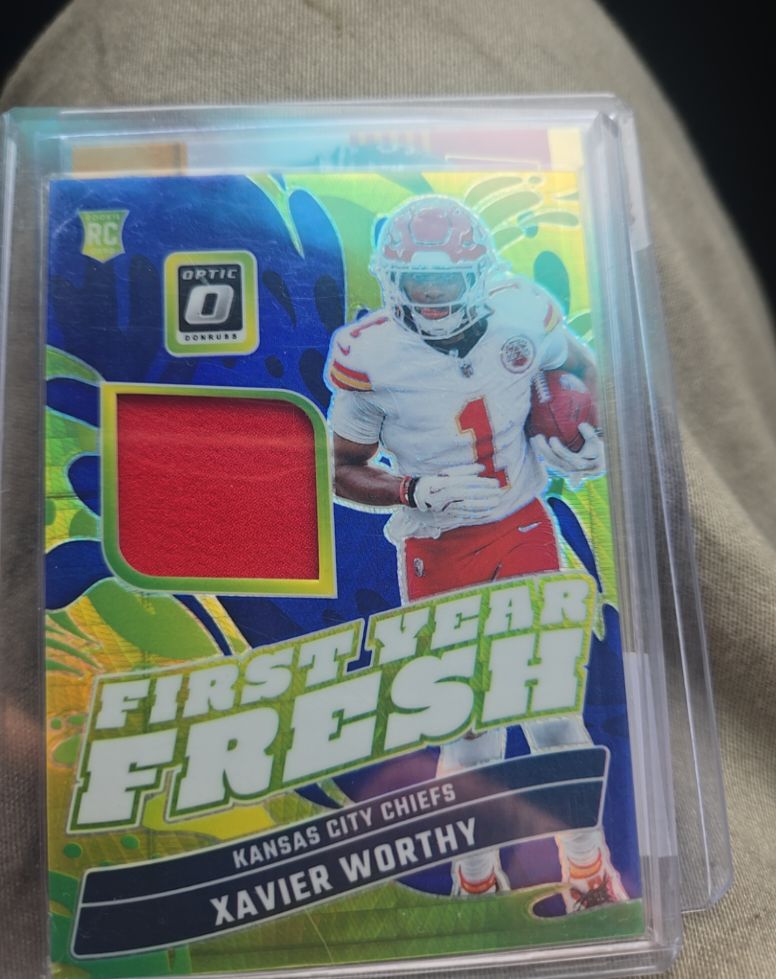 2024 Panini Donruss Optic #FYF-XWY Xavier Worthy First Year Fresh — front