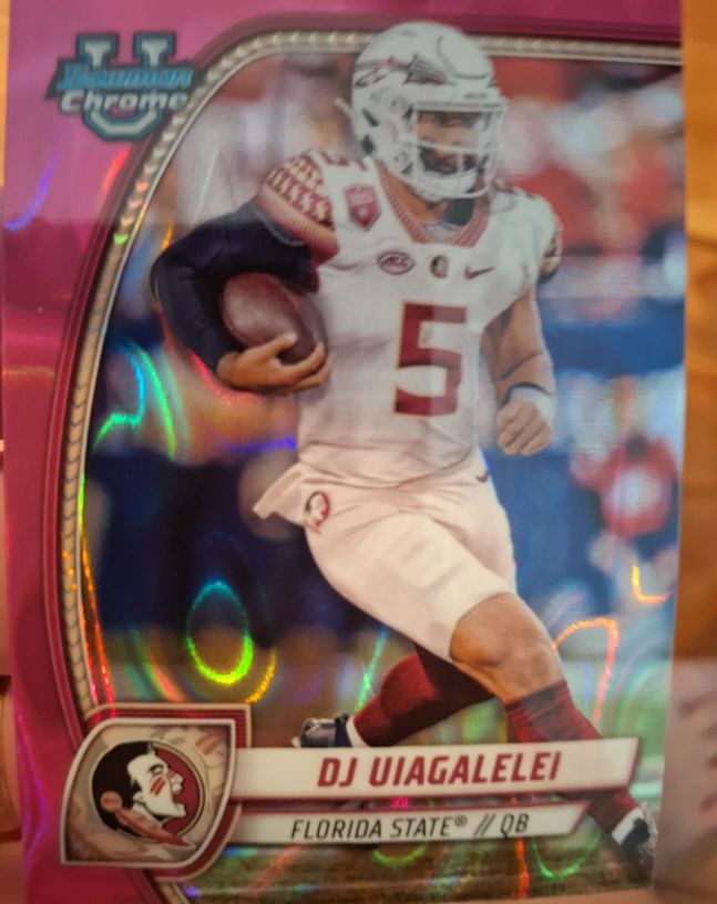 2024 Bowman Chrome University #48 DJ Uiagalelei — front