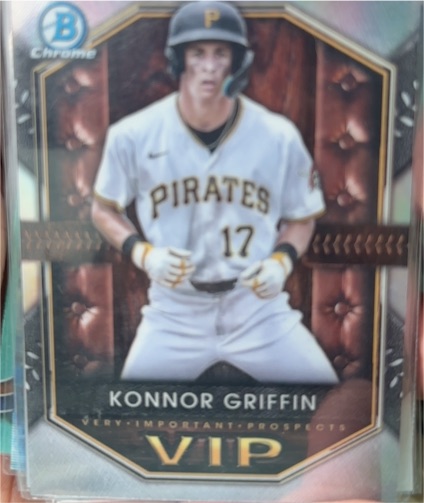 2025 Bowman Chrome Very Important Prospects #VIP-20 Konnor Griffin — front