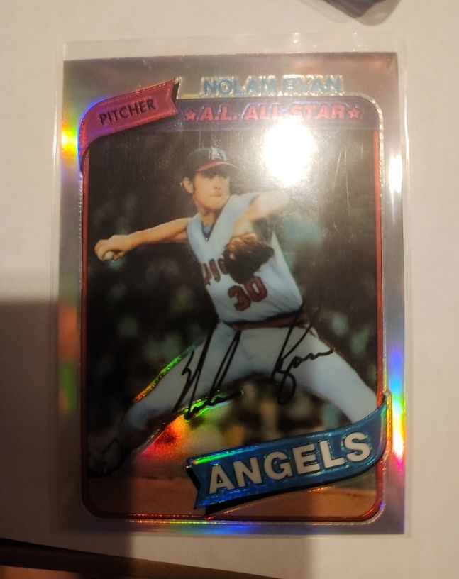1980 Topps #580 Nolan Ryan — front