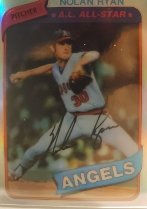 1980 Topps #580 Nolan Ryan — front