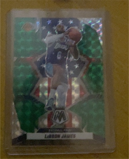 2022 Panini Mosaic National Pride #6 LeBron James — front