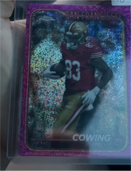 2024 Topps Chrome Football #285 Jacob Cowing — front