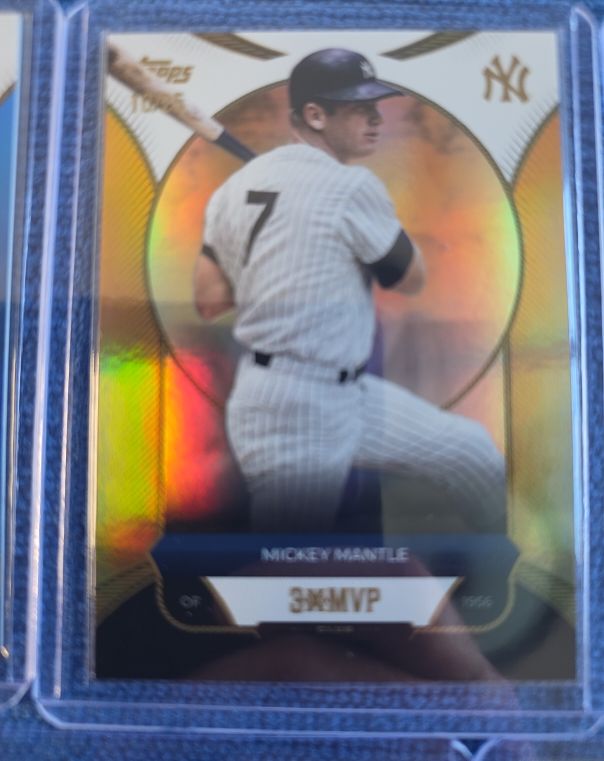 2025 Topps Welcome to the Club 3xMVP Mickey Mantle — front