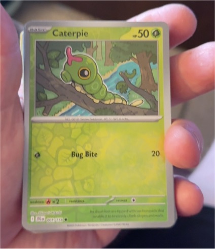 2023 Pokémon Journey Together #001 Caterpie — front