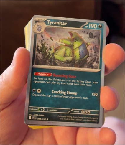 2023 Pokémon Scarlet & Violet Journey Together #095 Tyranitar — front