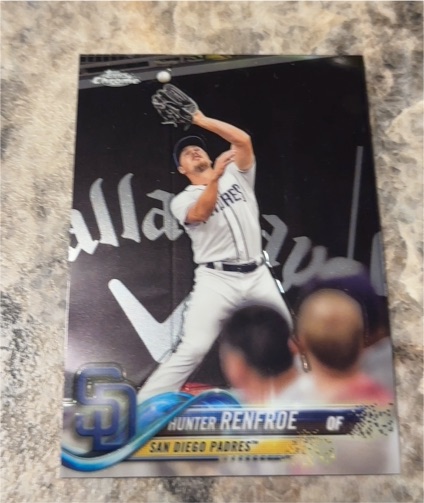 2018 Topps Chrome #184 Hunter Renfroe — front